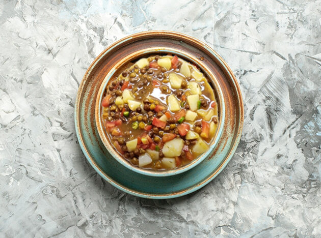 Kala Chana Chaat main