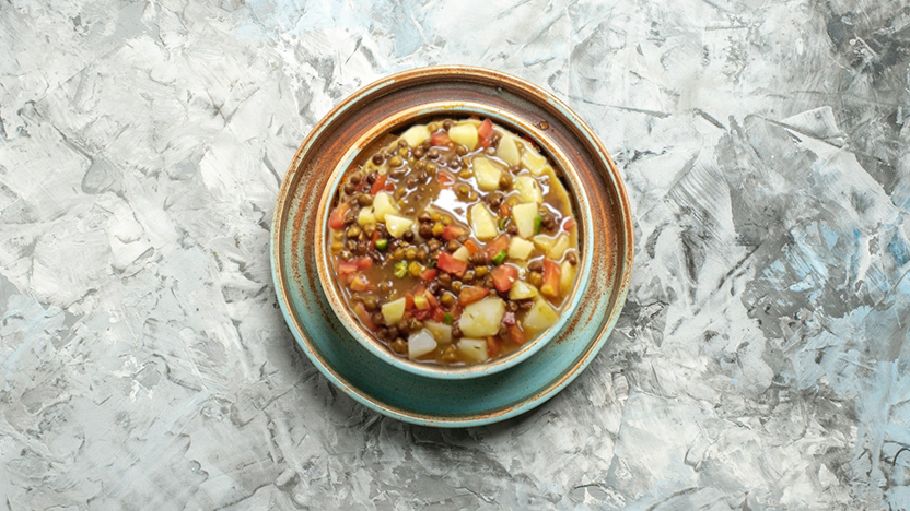 Kala Chana Chaat main