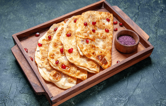 Perfect Round Meetha Paratha