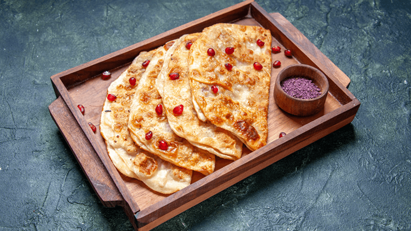 Perfect Round Meetha Paratha