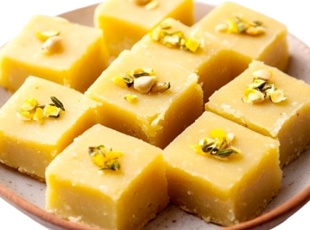 Besan ki barfi recipe main