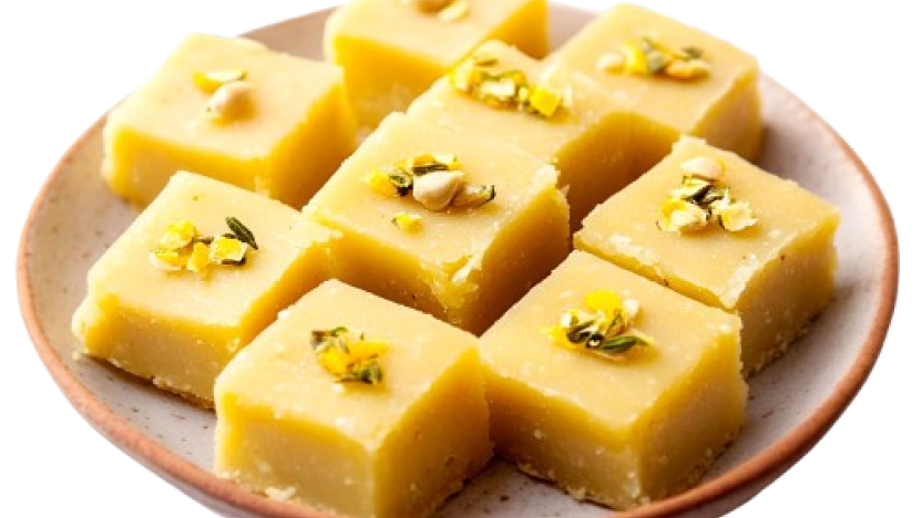 Besan ki barfi recipe main