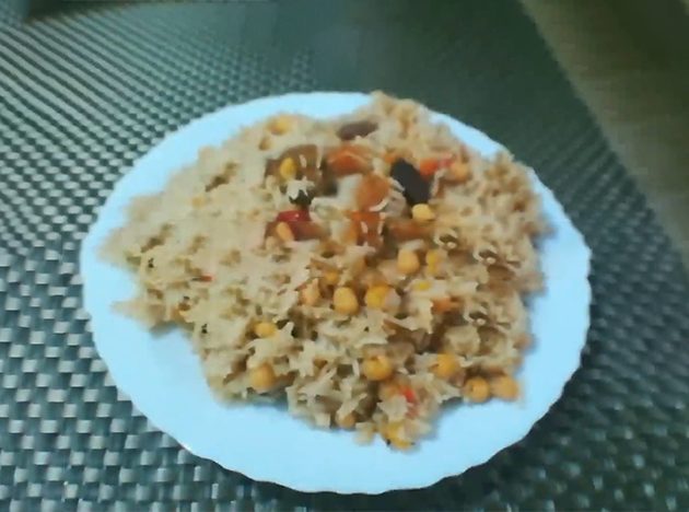 Chana Pulao – Chickpea Brown Rice main