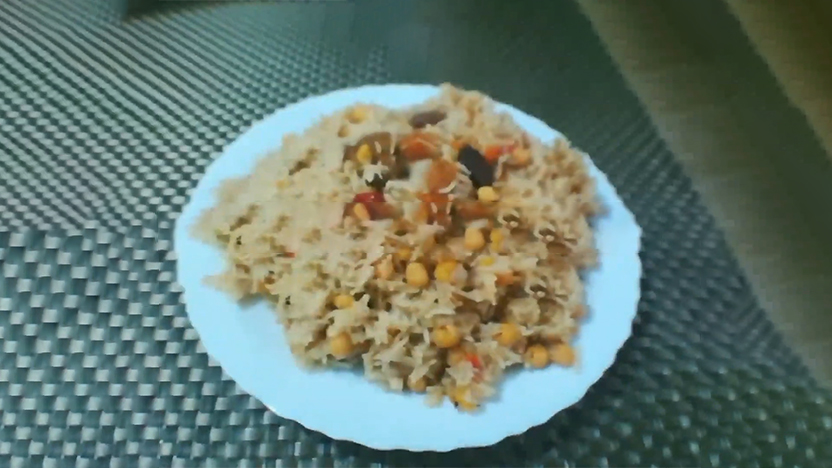 Chana Pulao – Chickpea Brown Rice main