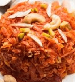 Gajar ka halwa ( carrot pudding)