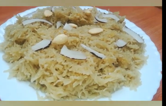 Gur Walay Chawal ( jaggery rice) main