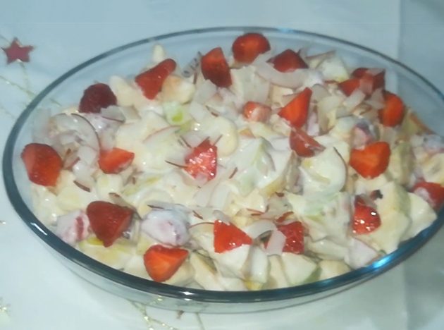 Creamy fruit chaat main