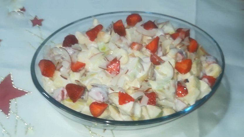 Creamy fruit chaat main